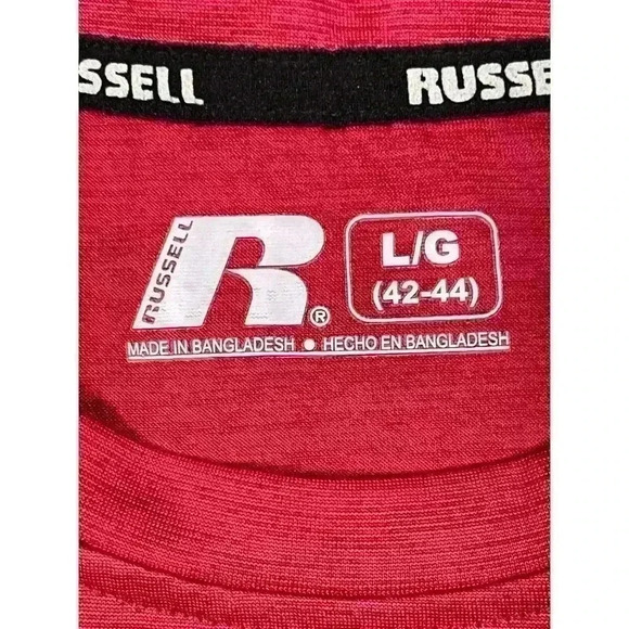 Russell Athletic Alabama Crimson Tide Performance T-Shirt Red Large - Picture 2 of 3